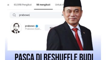 Budi Arie Tetap Follow Istagram Prabowo, Kami mengajak semua pihak untuk tidak Terjebak Dalam Polarisasi Sempit dan Narasi Yang Memecah Belah