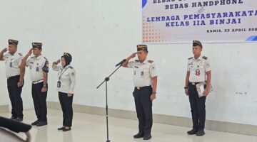 Lapas Binjai Deklarasikan Ikrar Bersama Bebas Narkoba dan Handphone, Wujudkan Pemasyarakatan Bersih dan Berintegritas